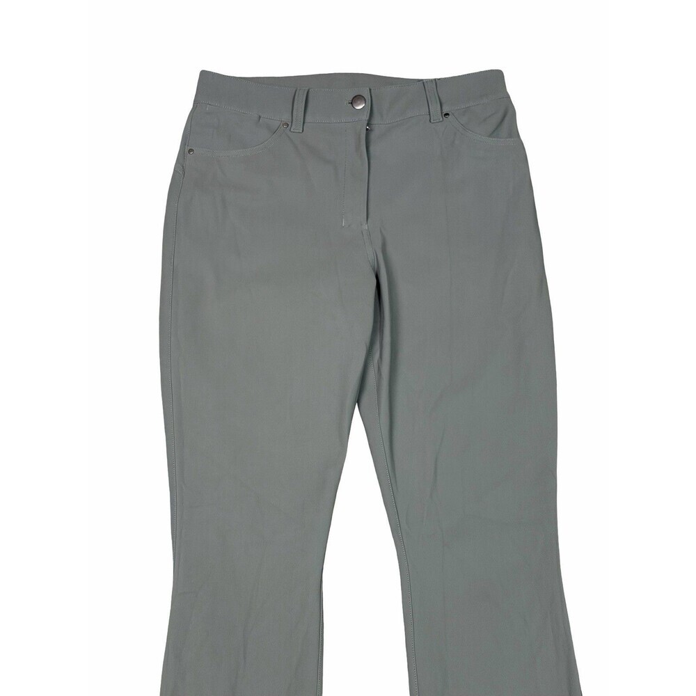 Lululemon City Sleek Slim-Fit 5 Pocket High-Rise Pant Grey Sage Size 30x30 - Picture 3 of 14